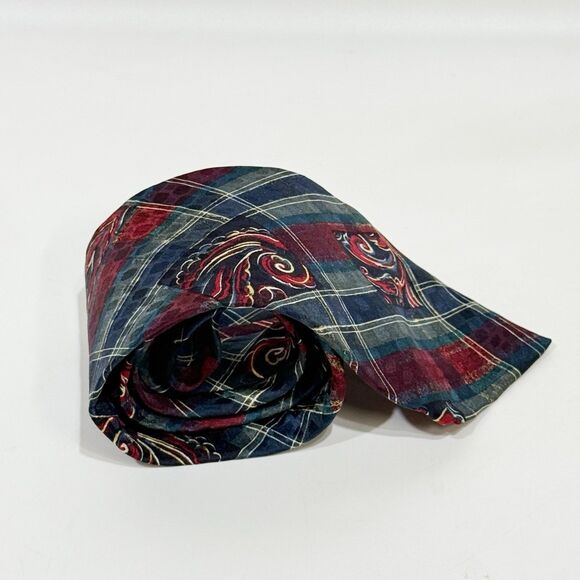 Alta Moda Montebello 100% Silk Men's Necktie Made in Italy Multicolor - Picture 11 of 15